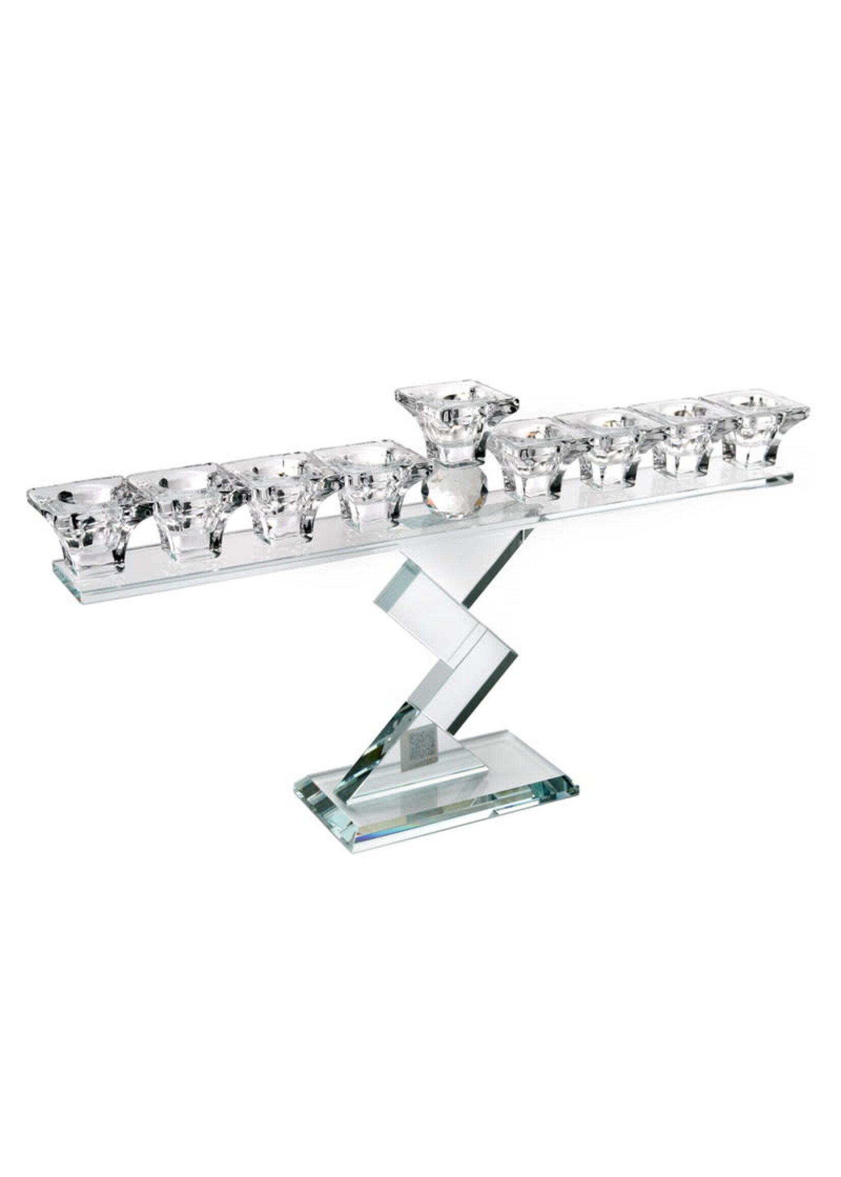MENORAH CRYSTAL GEOMETRIC ZIG ZAG