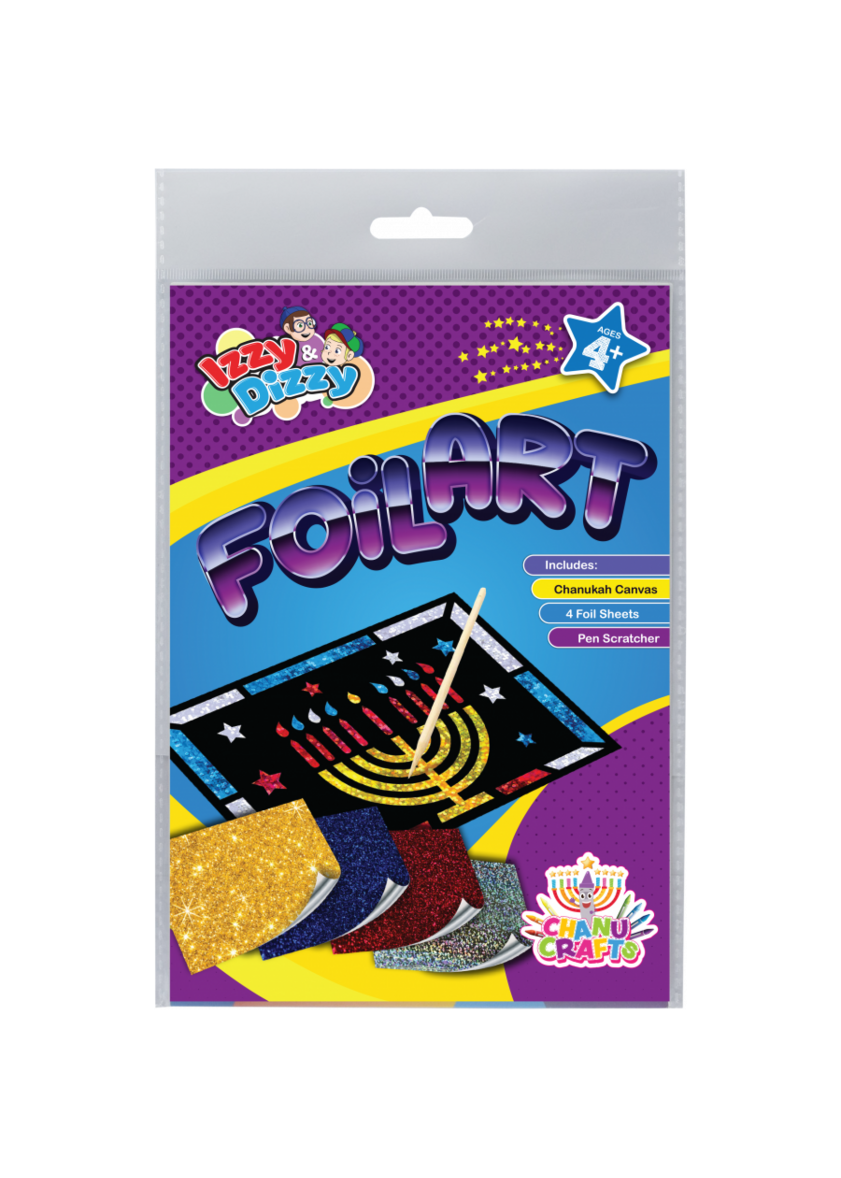 CHANUKAH FOIL ART
