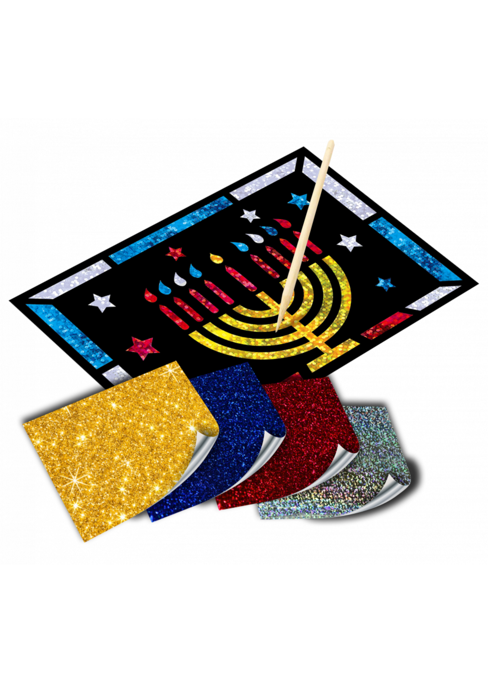 CHANUKAH FOIL ART
