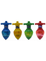 CANDY FILLED LIGHT UP DREIDEL - ASSORTED COLORS