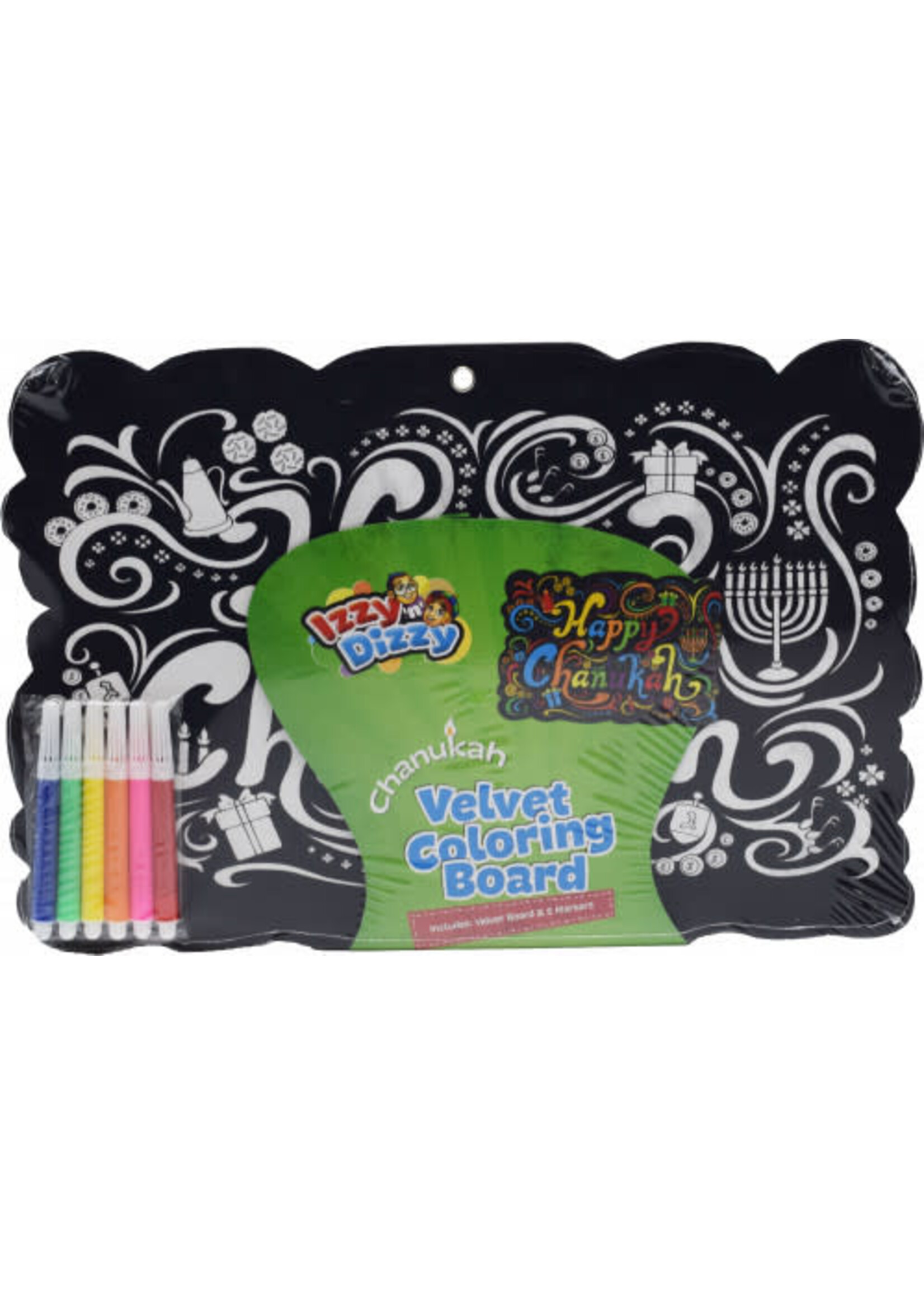 CHANUKAH VELVET COLORING BOARD