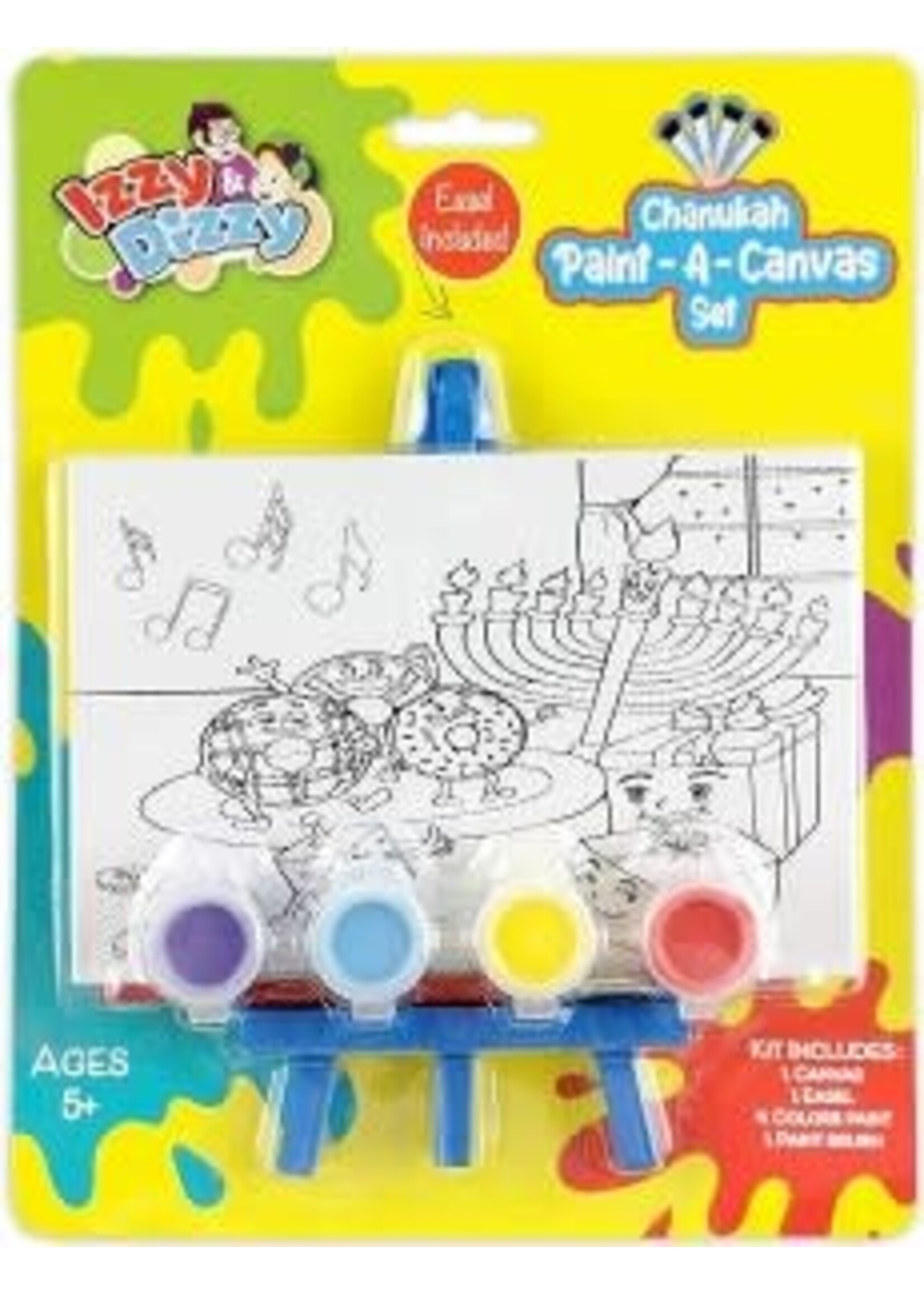 CHANUKAH CANVAS SET WITH EASEL