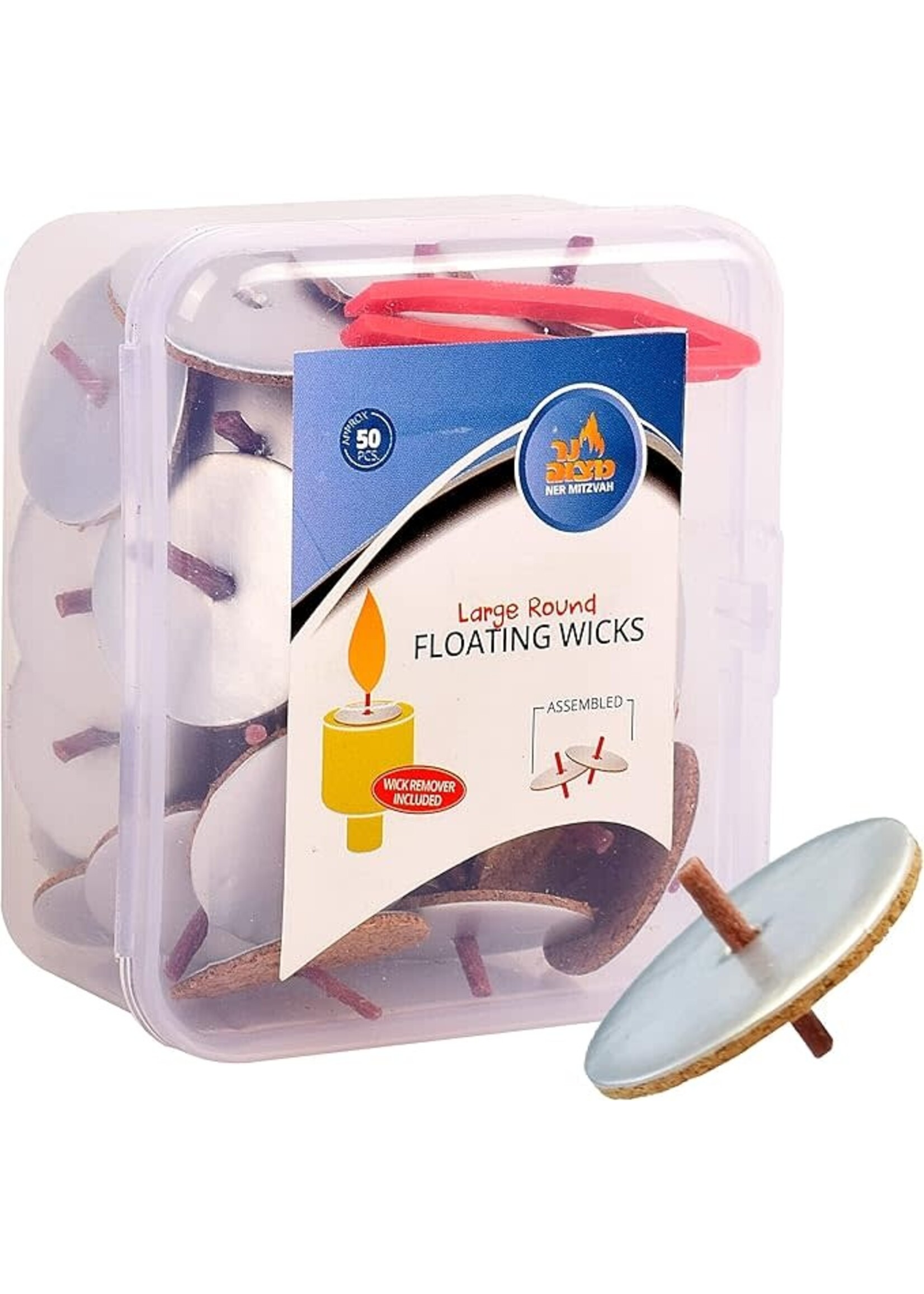 FLOATING WICKS  LARGE ASSEMBELED 50 PCS