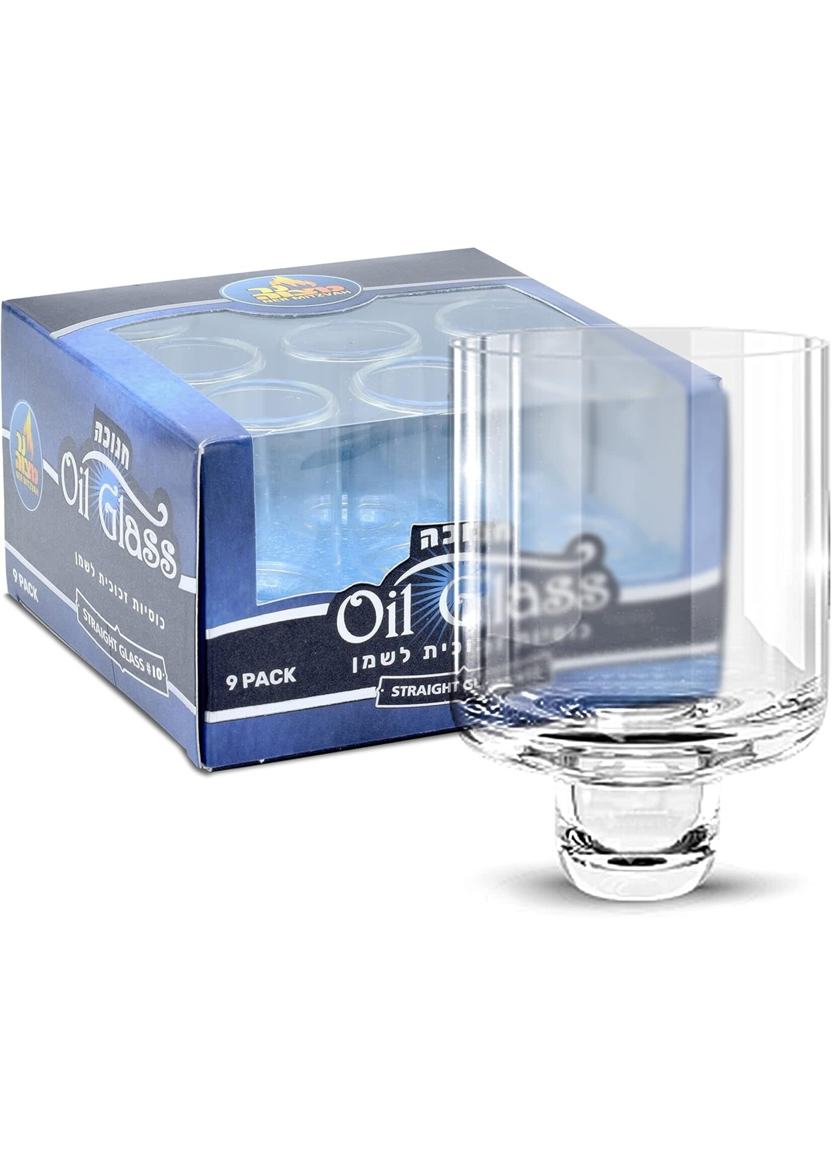 OIL GLASS STRAIGHT 9 PCS. #10