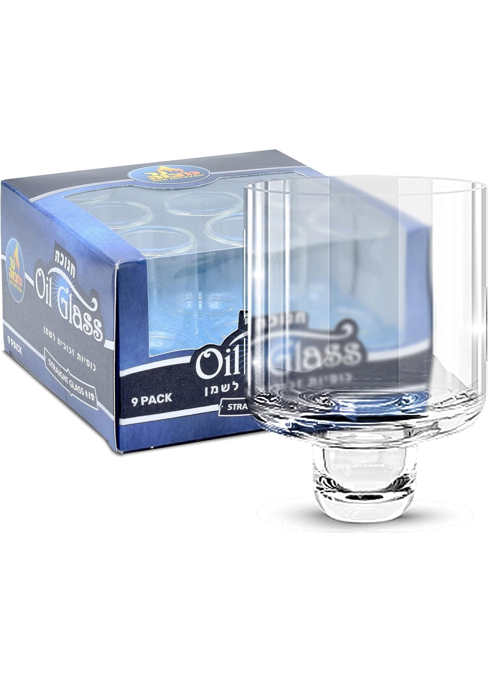 OIL GLASS STRAIGHT 9 PCS. #12