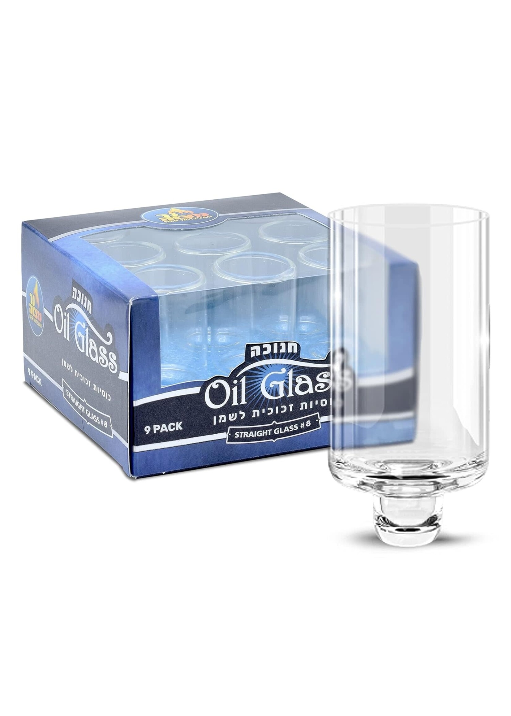 OIL GLASS STRAIGHT 9 PCS. #8