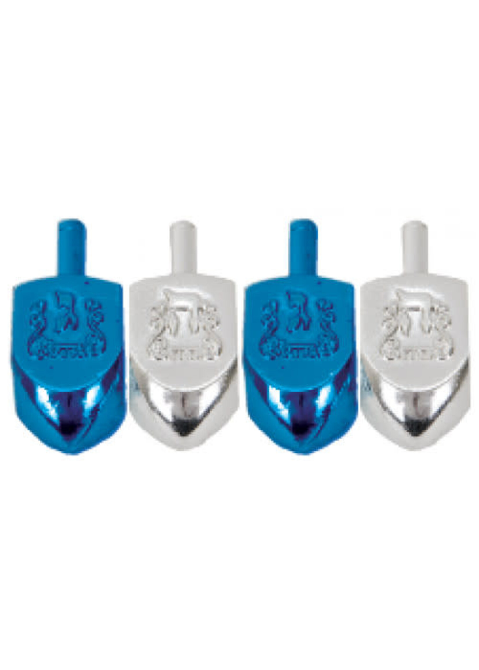 DREIDEL SILVER METALLIC 10 PACK