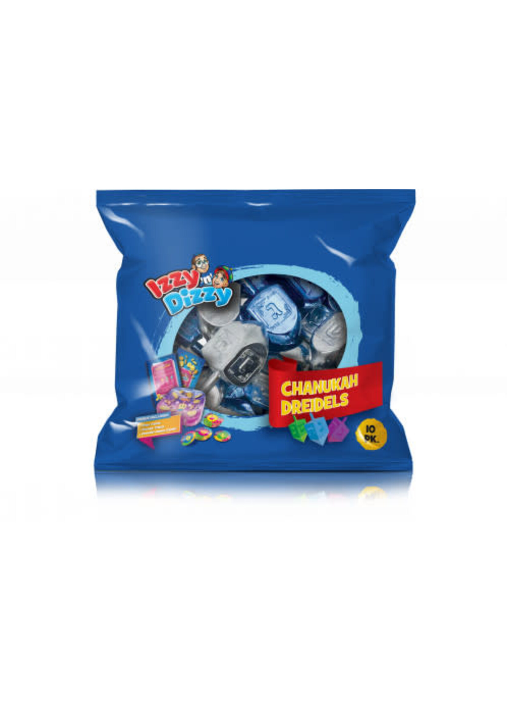 DREIDEL SILVER METALLIC 10 PACK