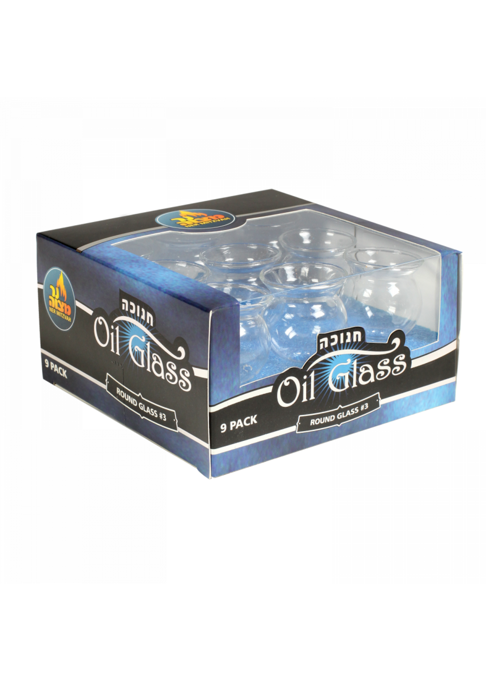 OIL GLASS ROUND 9 PCS. #2