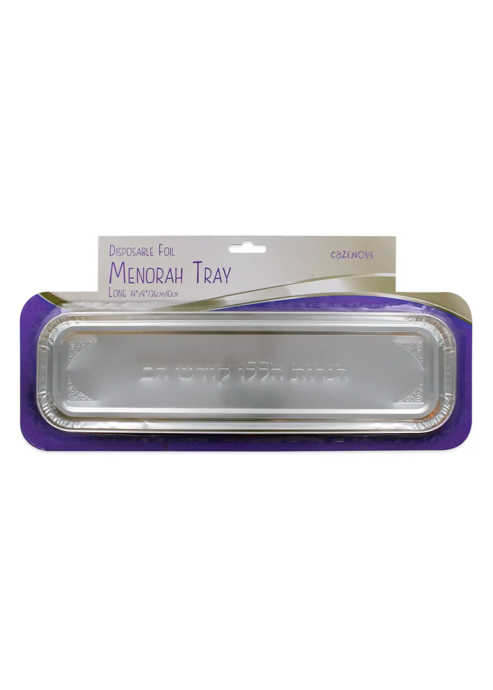 MENORAH TRAY FOIL LONG
