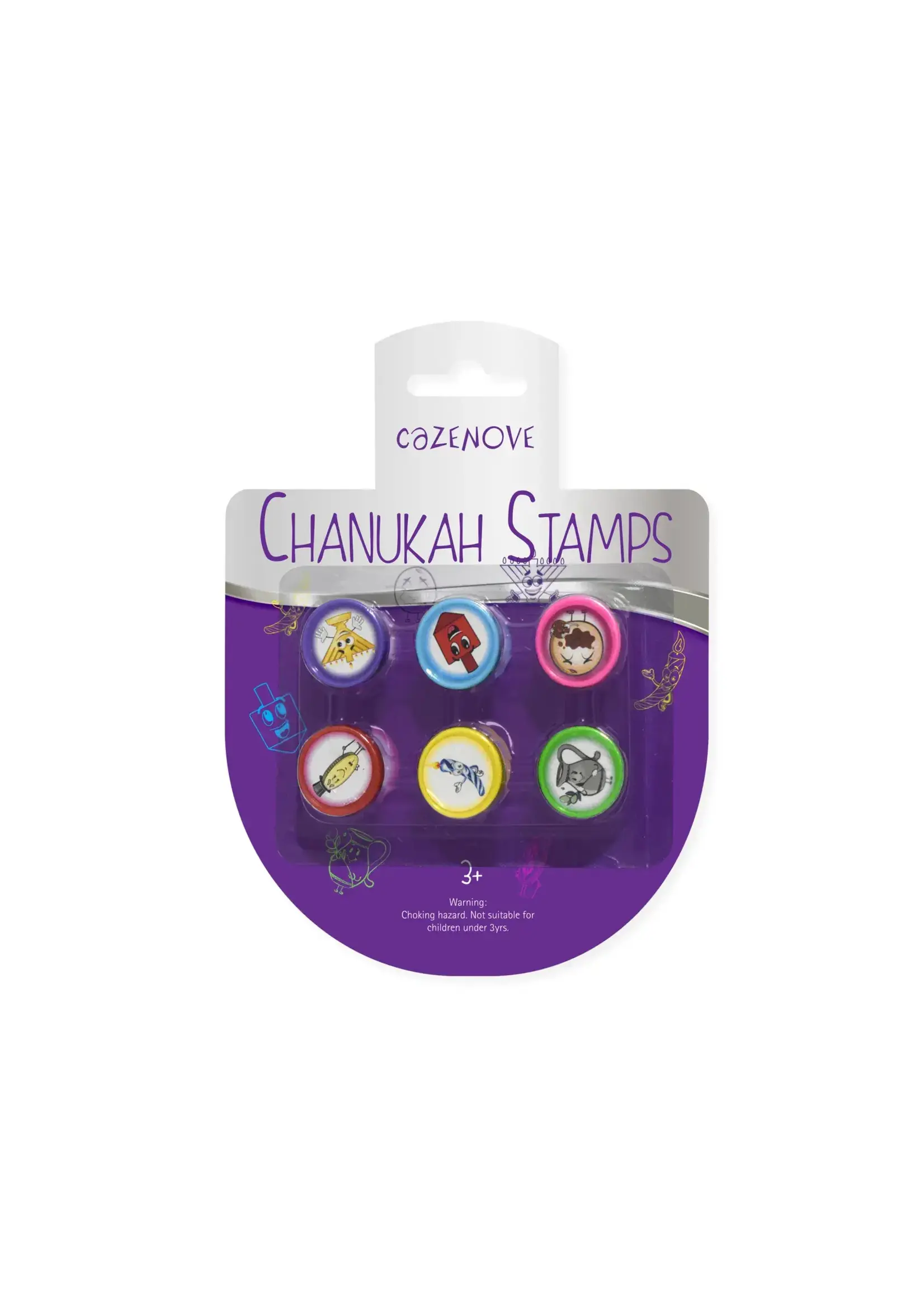 CHANUKAH INK STAMP SET - 6 PCS.