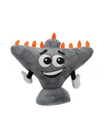 CHANUKAH  MENORAH PLUSHY - SILVER OR GOLD