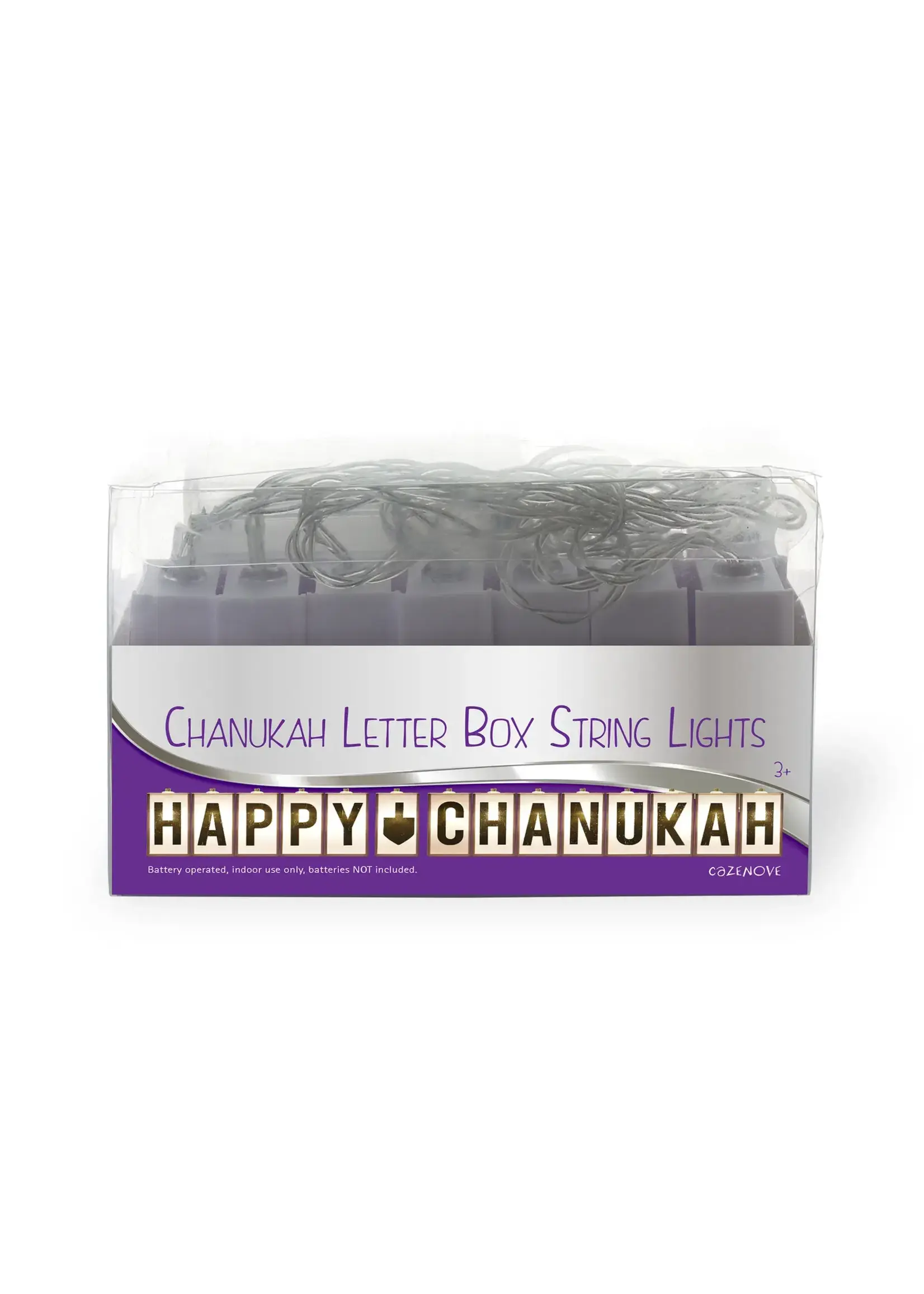 CHANUKAH LETTER BOX STRING LIGHTS