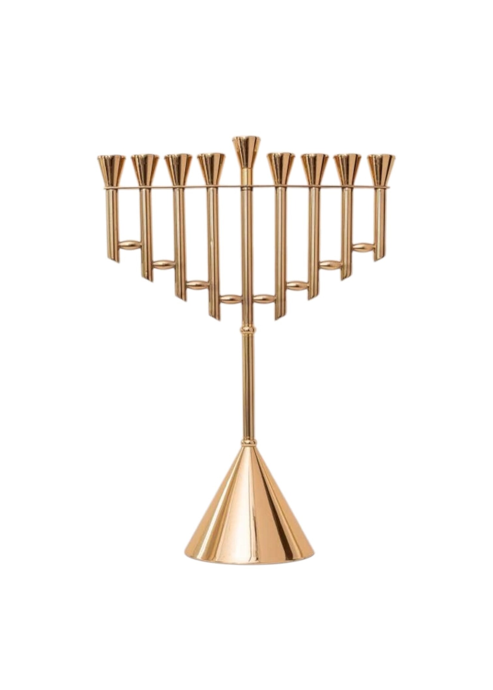 MENORAH  GOLD PLATED 23" STAIRWAY TO HEAVEN