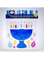 HAPPY CHANUKAH WINDOW GEL MENORAH