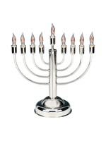 MENORAH ELECTRIC CHROME ROUND