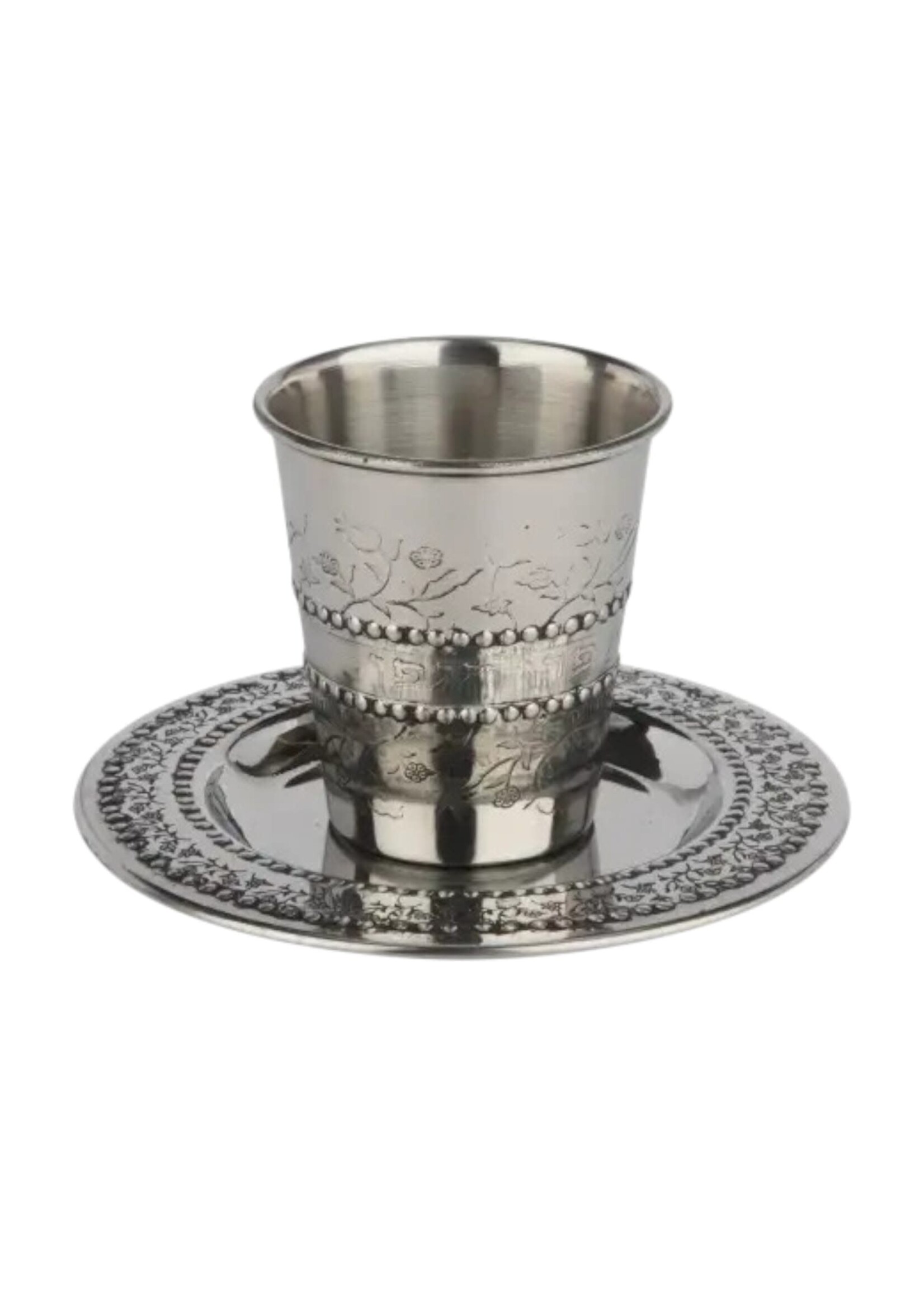 KIDDUSH CUP POMEGRANATES STAINLESS STEEL