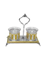 SALT AND PEPPER HOLDER ROYAL DESIGN