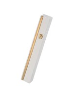 MEZUZAH RESIN WHITE GOLD 20 CM