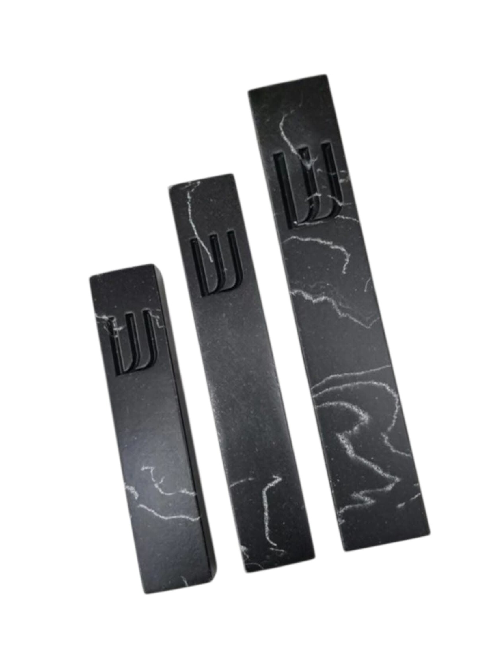 MEZUZAH BLACK MARBLE 12 CM