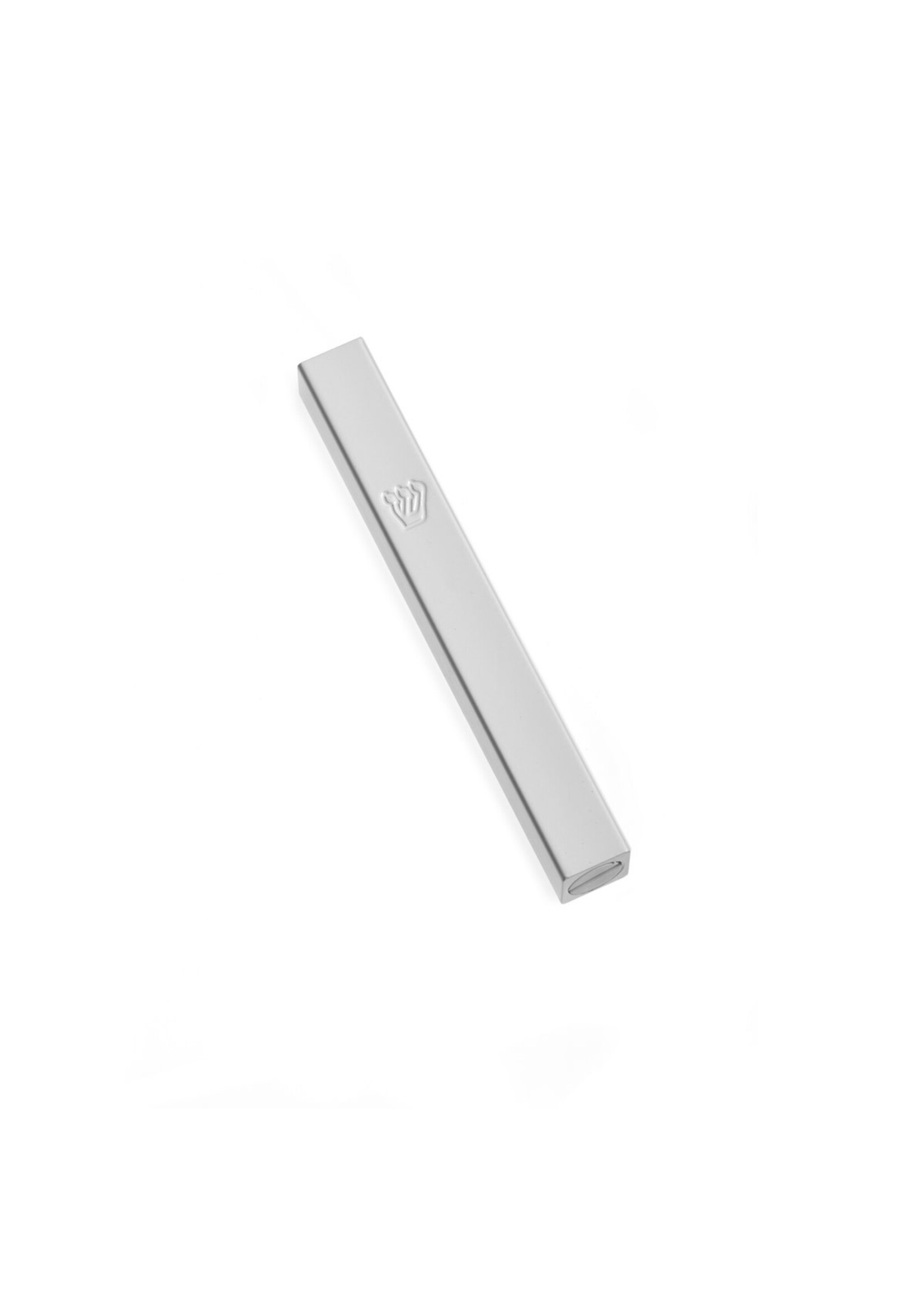 MEZUZAH  ALUMINUM WHITE & WHITE SHIN 10CM