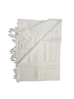 MMJ TALIS WOOL ASHKENAZ NON-SLIP  WHITE & SILVER
