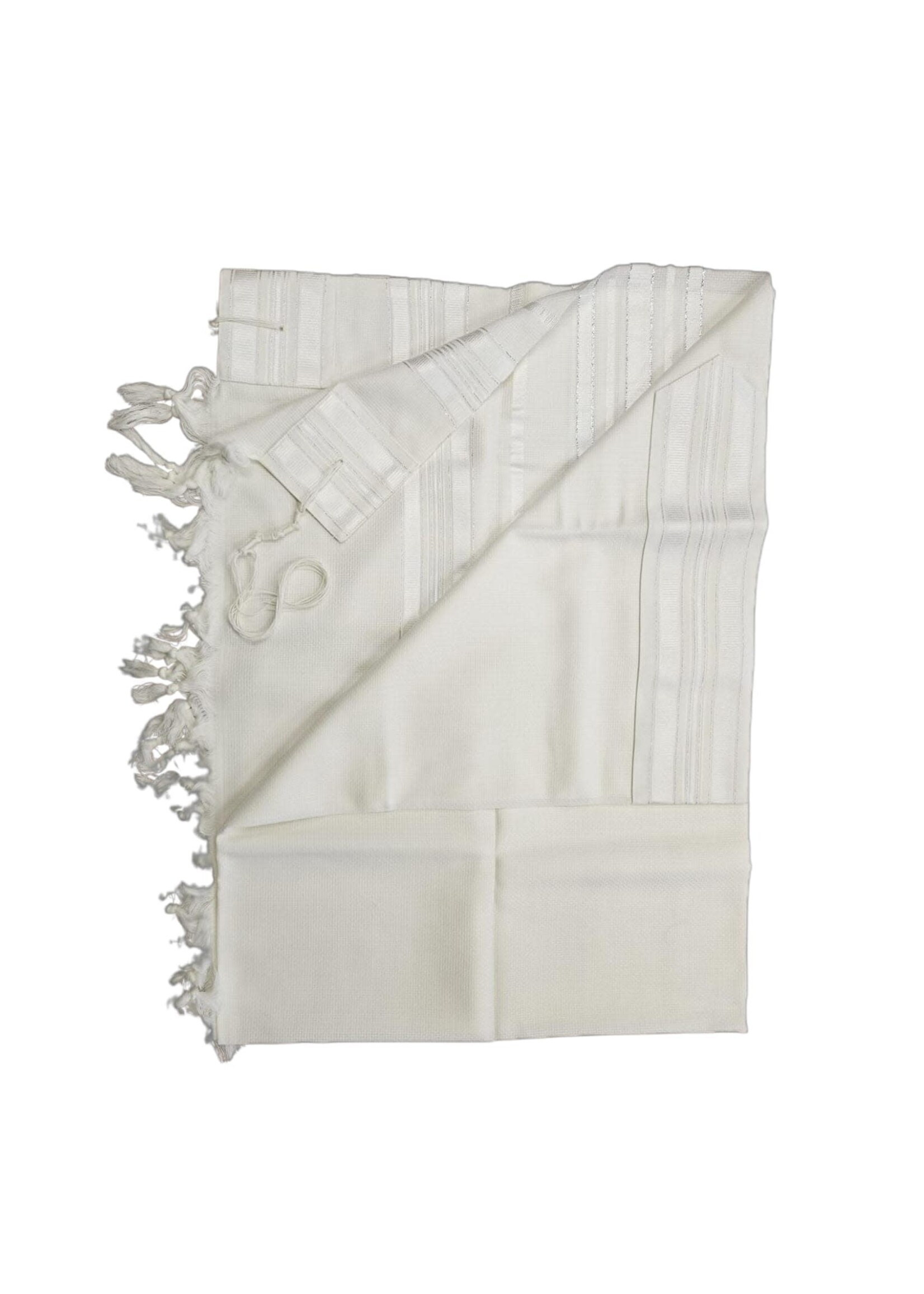 MMJ TALIS WOOL ASHKENAZ NON-SLIP  WHITE & SILVER