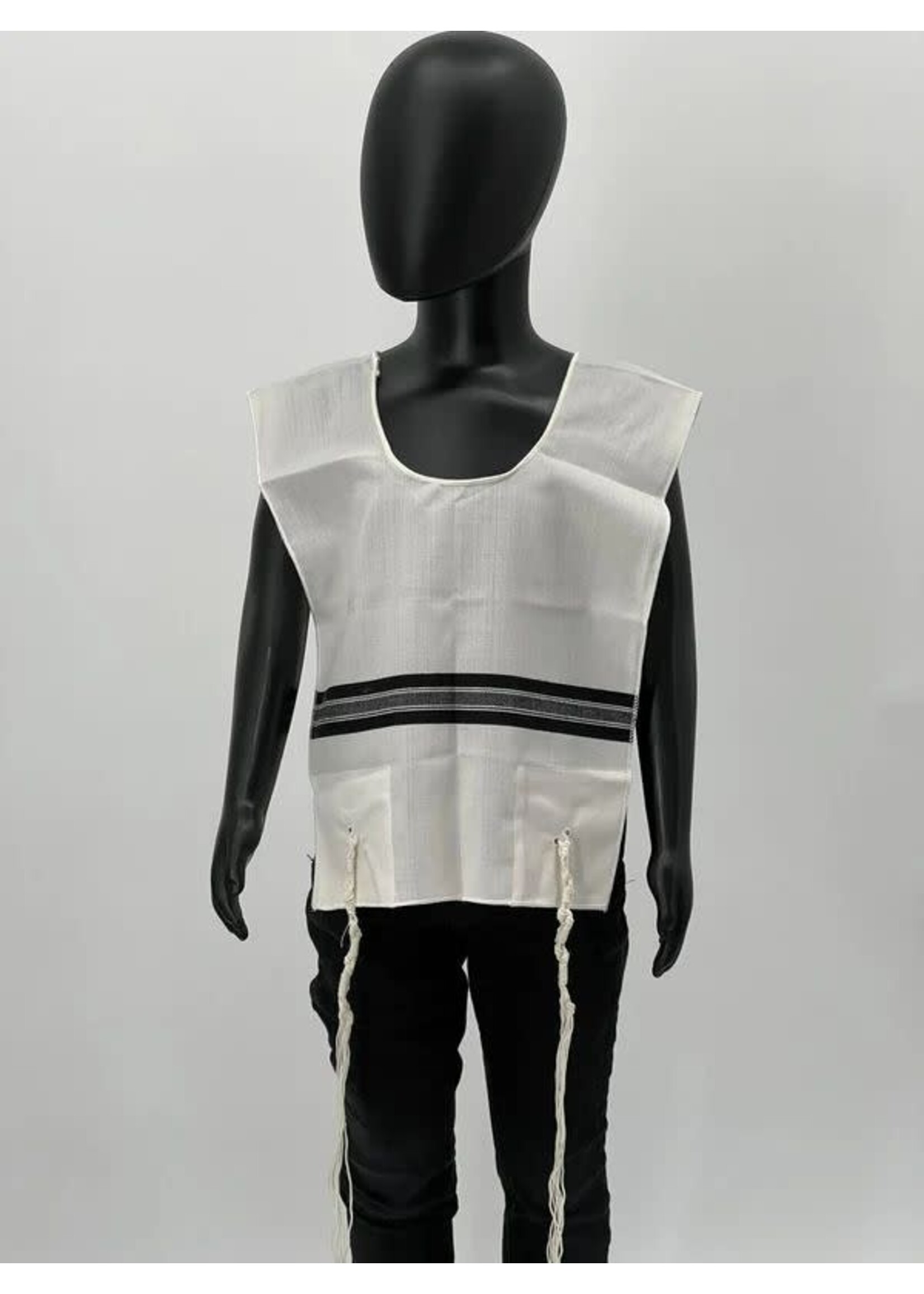 WOOL TZITZIS CHABAD ROUND NECK KIDS