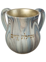 WASH CUP POLYRESIN MARBLE COLORS & BLUES