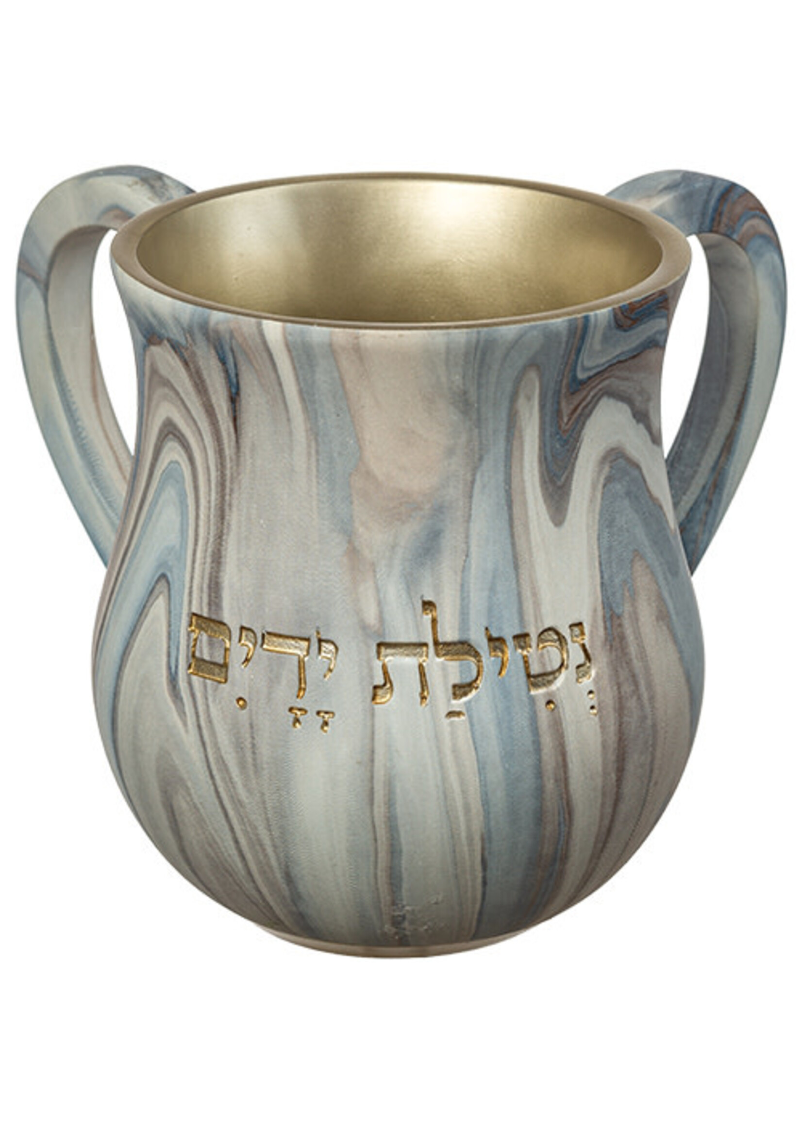 WASH CUP POLYRESIN MARBLE COLORS & BLUES