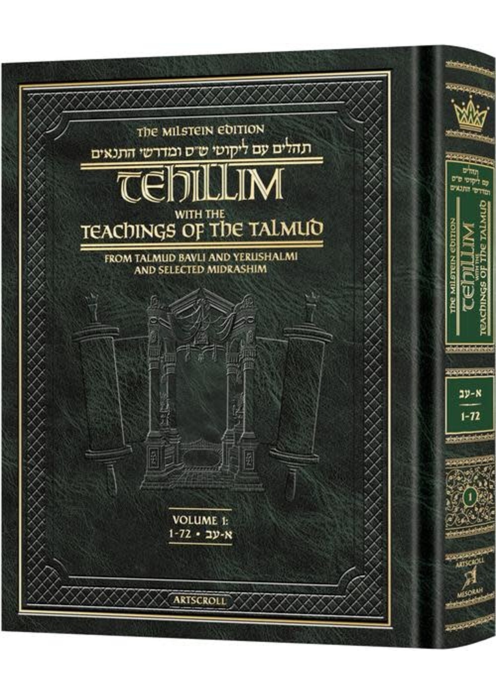 TEHILLIM TALMUD TEACHINGS VOLUME 1 (PSALMS 1-72) MILSTEIN EDITION