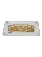 BEIT HAMIKDASH LASER CUT GOLD IN ACRYLIC