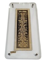 ESHES CHAYIL FLORAL LASER CUT GOLD IN ACRYLIC