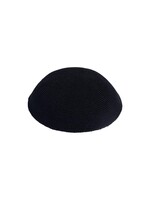 KIPPAH BLACK FLAT KNIT
