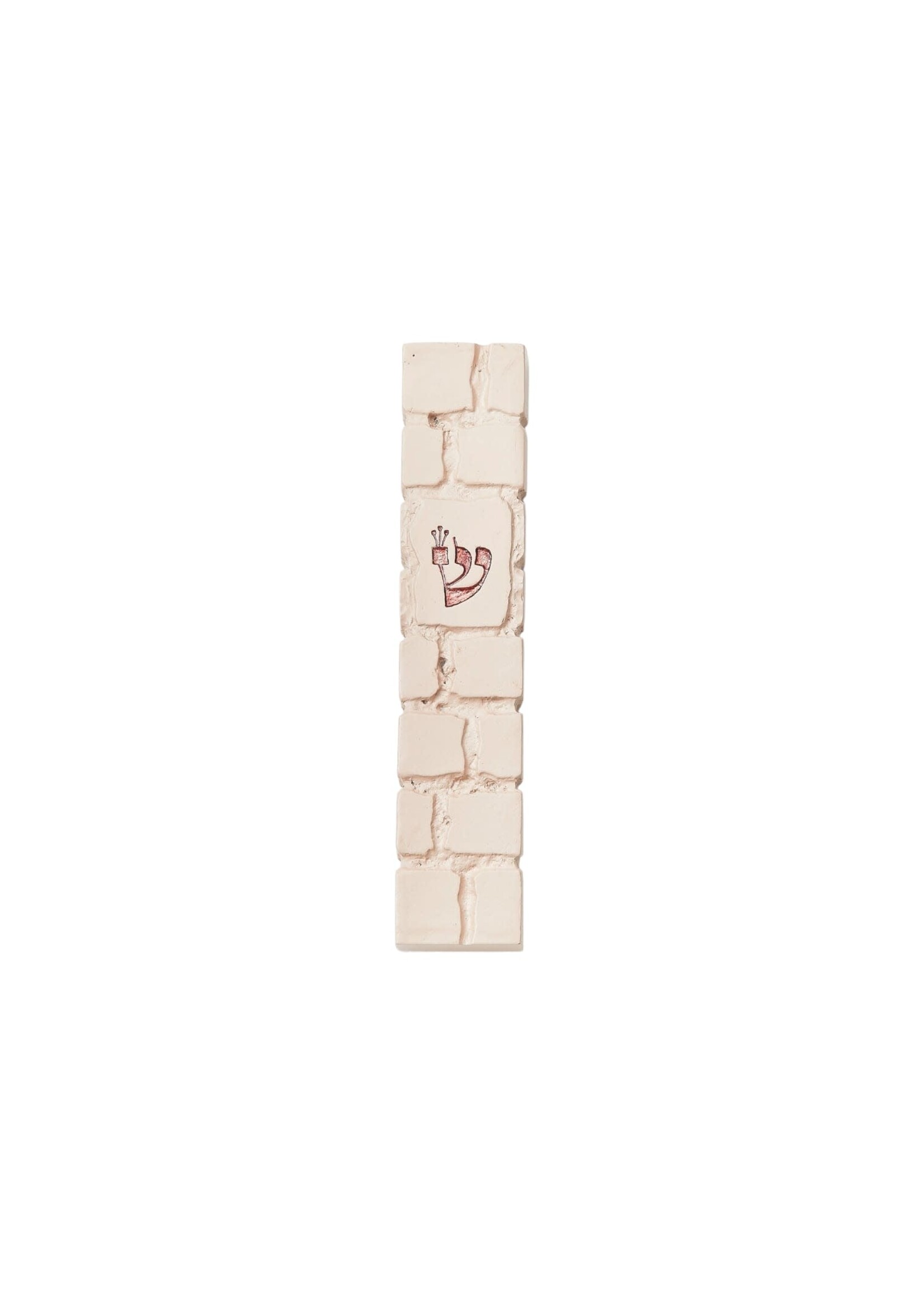 MEZUZAH KOTEL STONE STYLE POLYRESIN