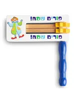 GROGGER WHITE WOOD COLORFUL CLOWN