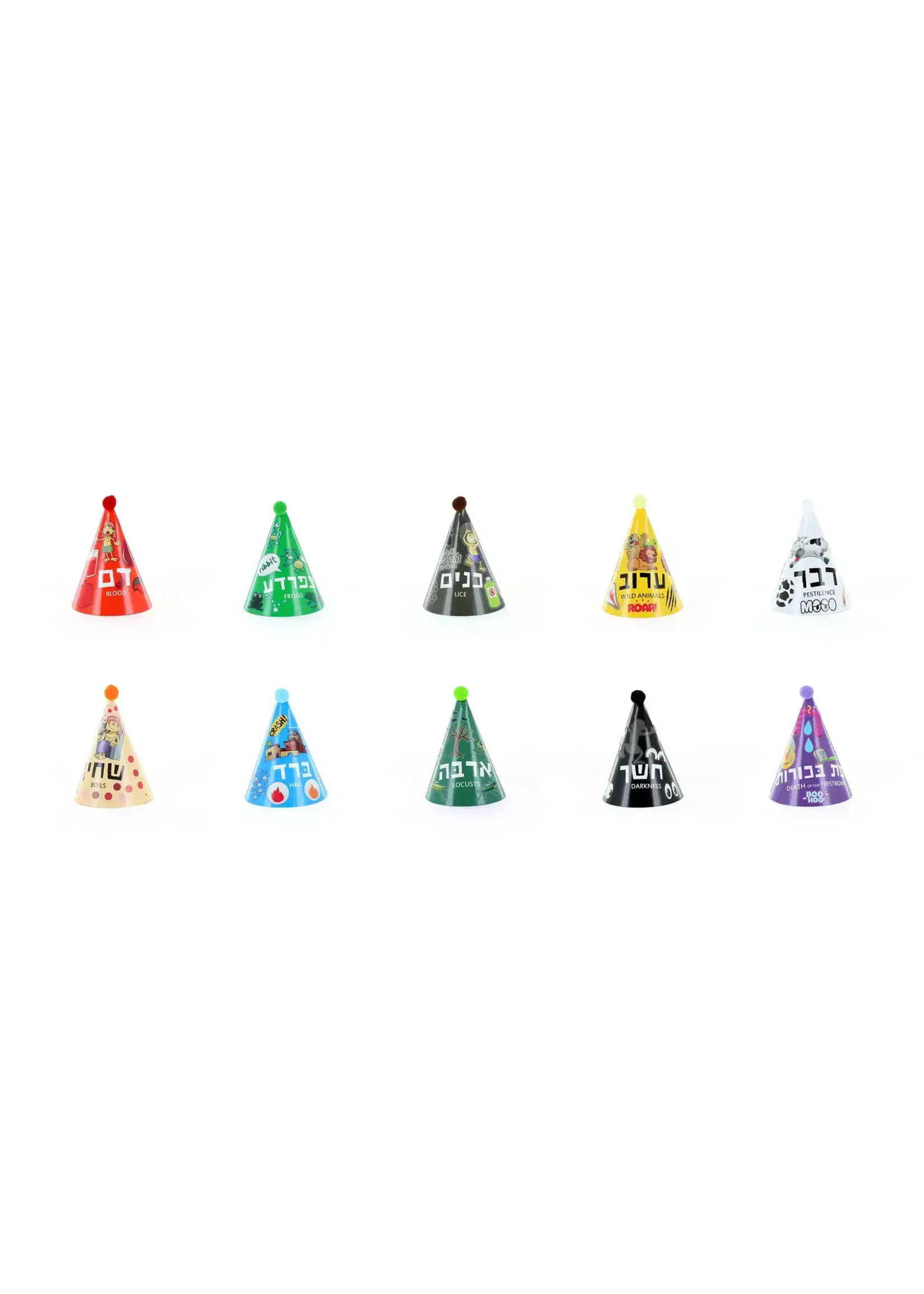 TEN PLAGUES CREATE YOUR OWN HATS SET