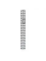 MEZUZAH GREY GROOVED 15CM