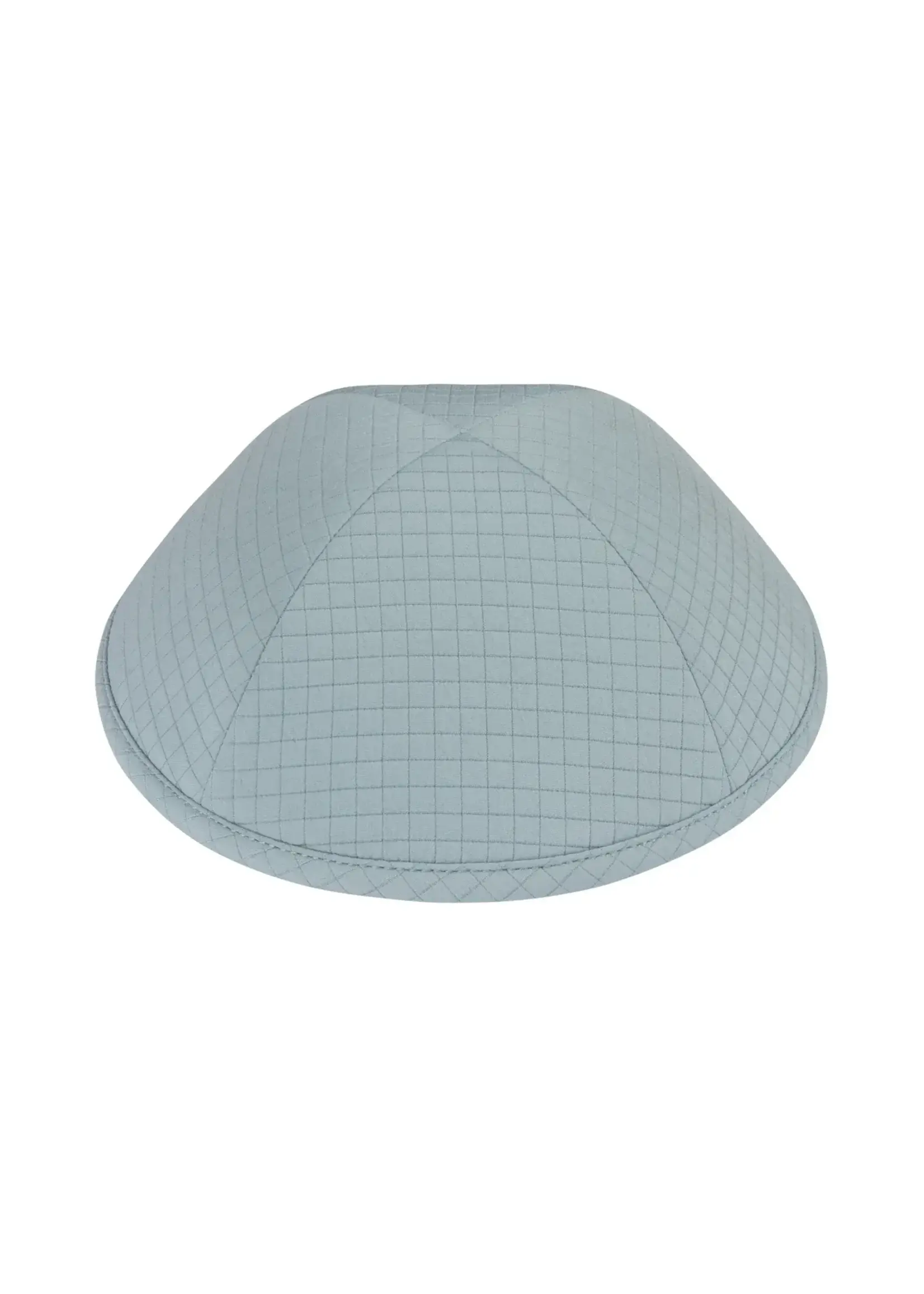 KIPPAH DUSTY BLUE GRID