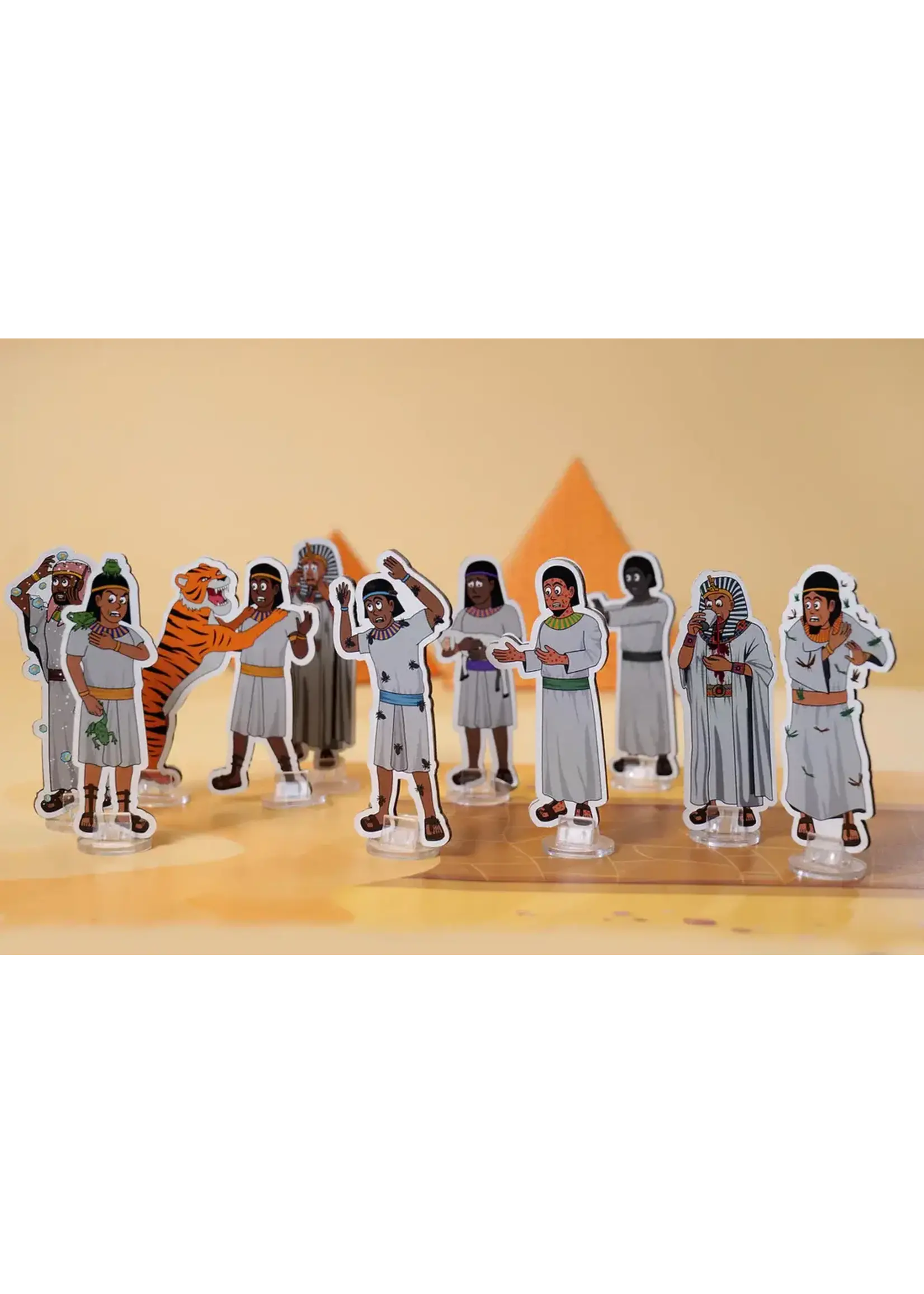 TEN PLAGUES STORY TABLE ACTIVITY BOARD