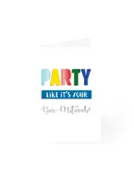 BAR MITZAH PARTY!!! GREETING CARD