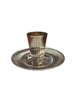 KIDDUSH CUP SET LEXSOS  SILVER DIP