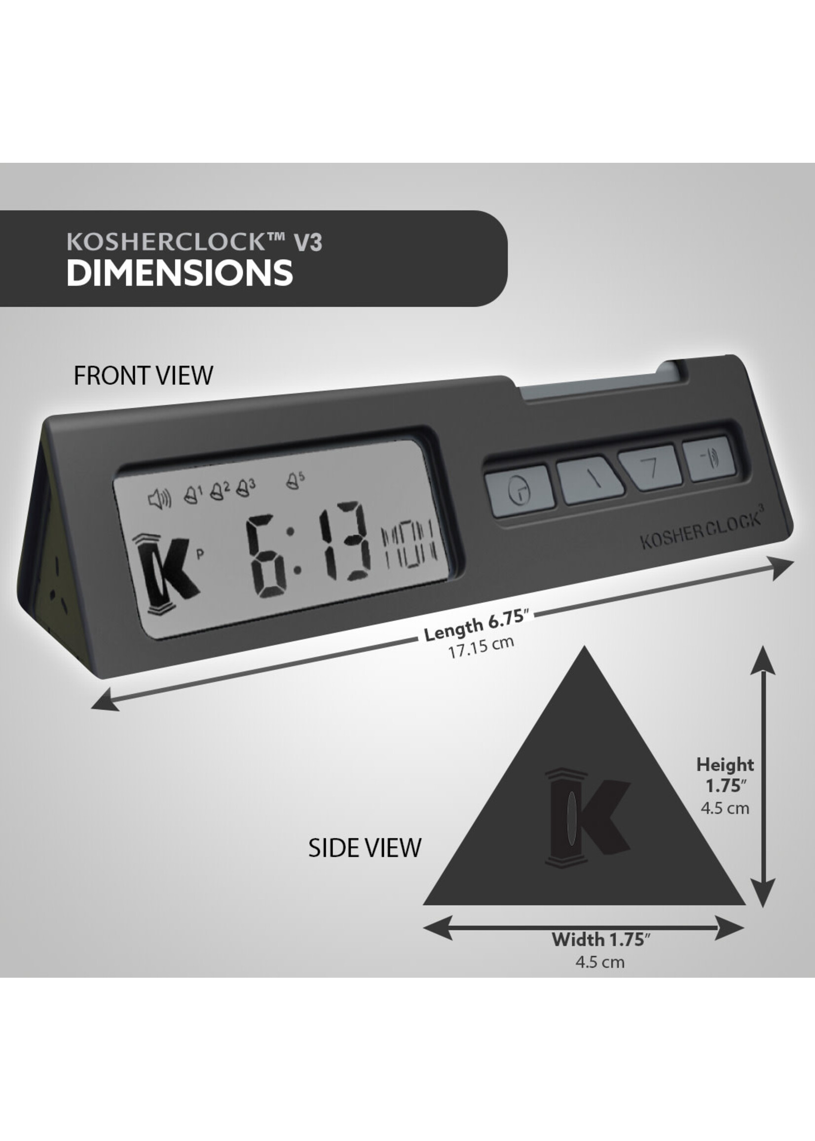 SHABBOS KOSHERCLOCK™ V.3 –
