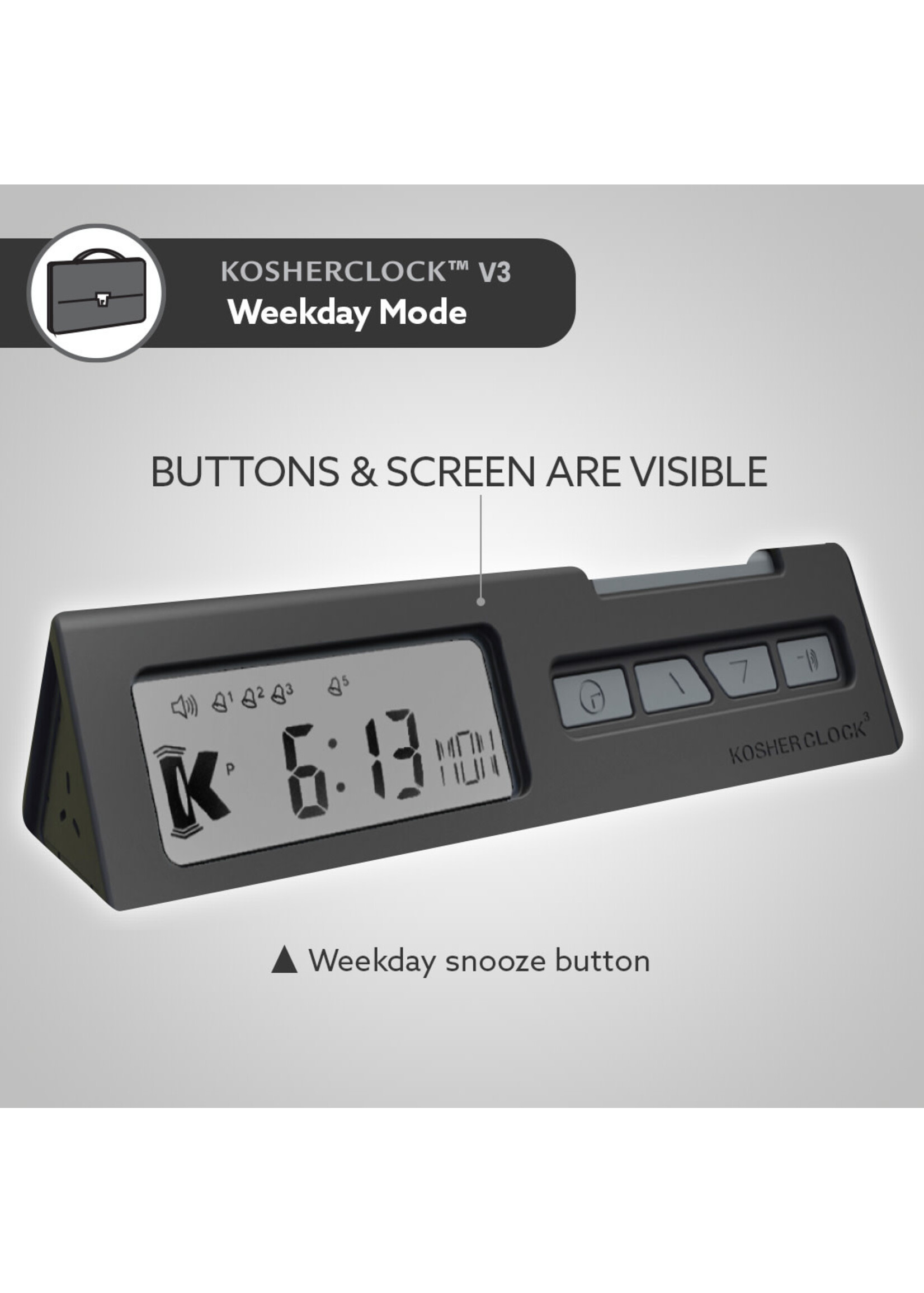 SHABBOS KOSHERCLOCK™ V.3 –