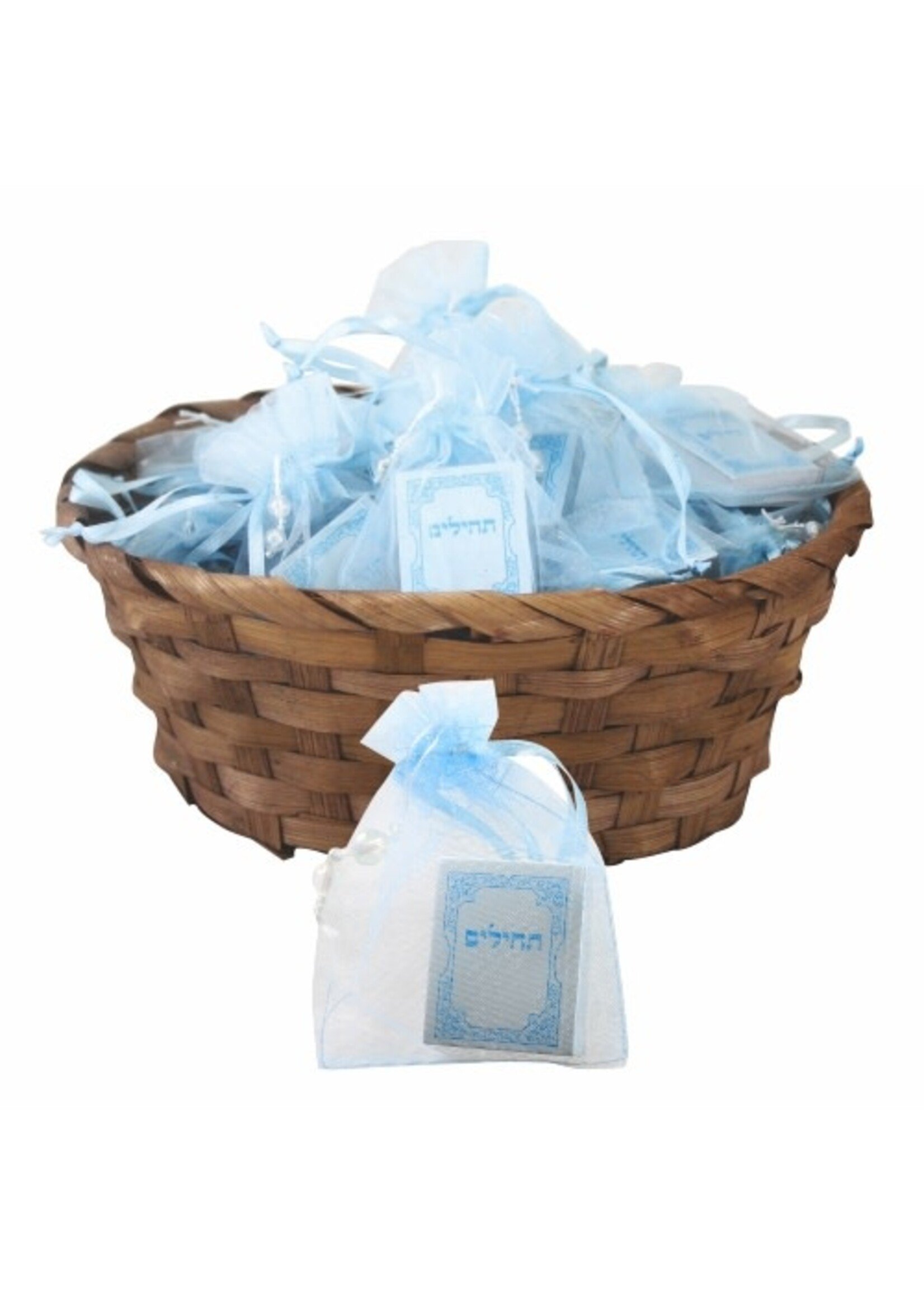 TEHILLIM MINI BLUE IN ORGANZA BAG