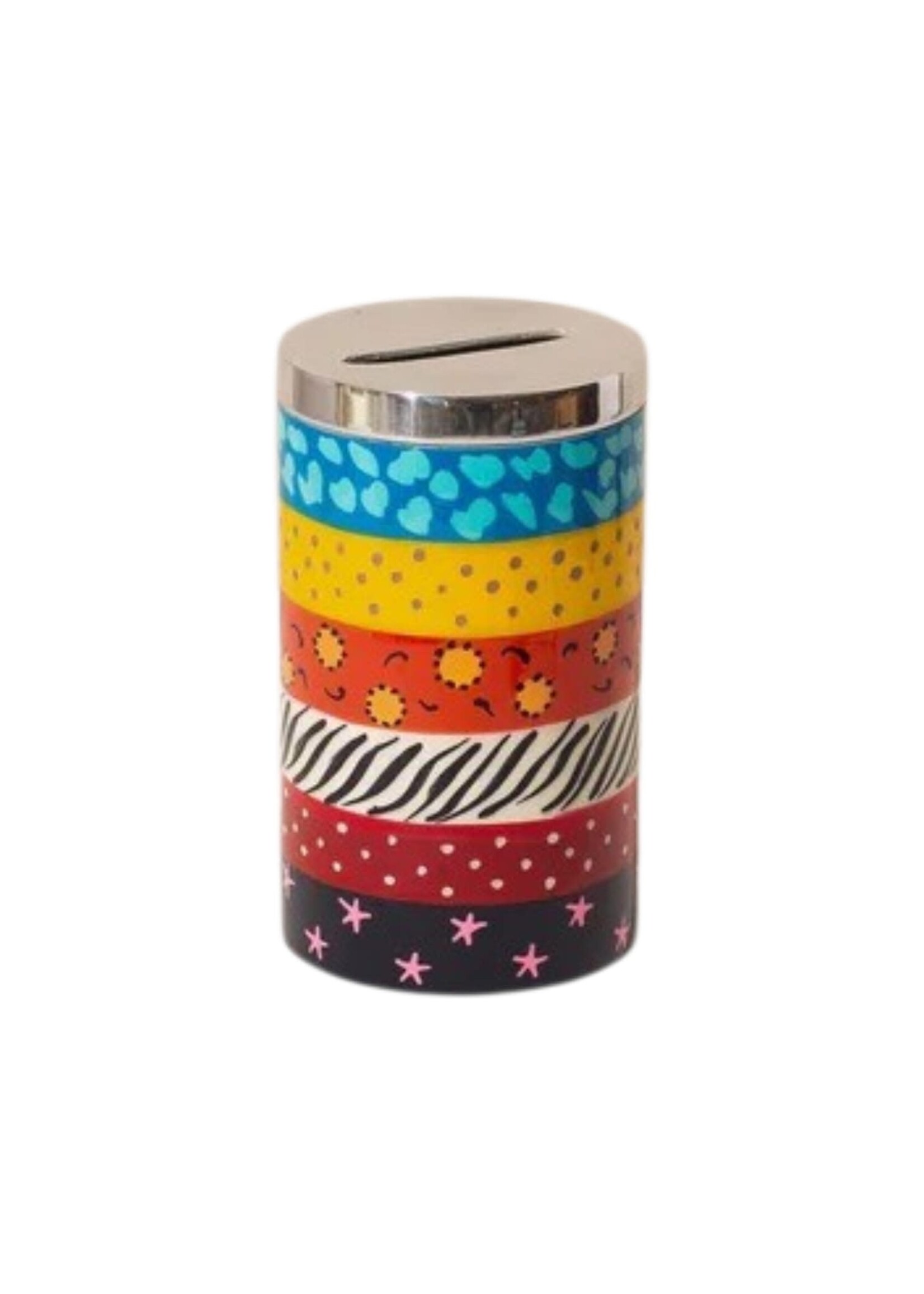 CHARITYBOX PAINTED COLORFUL PATTERNS