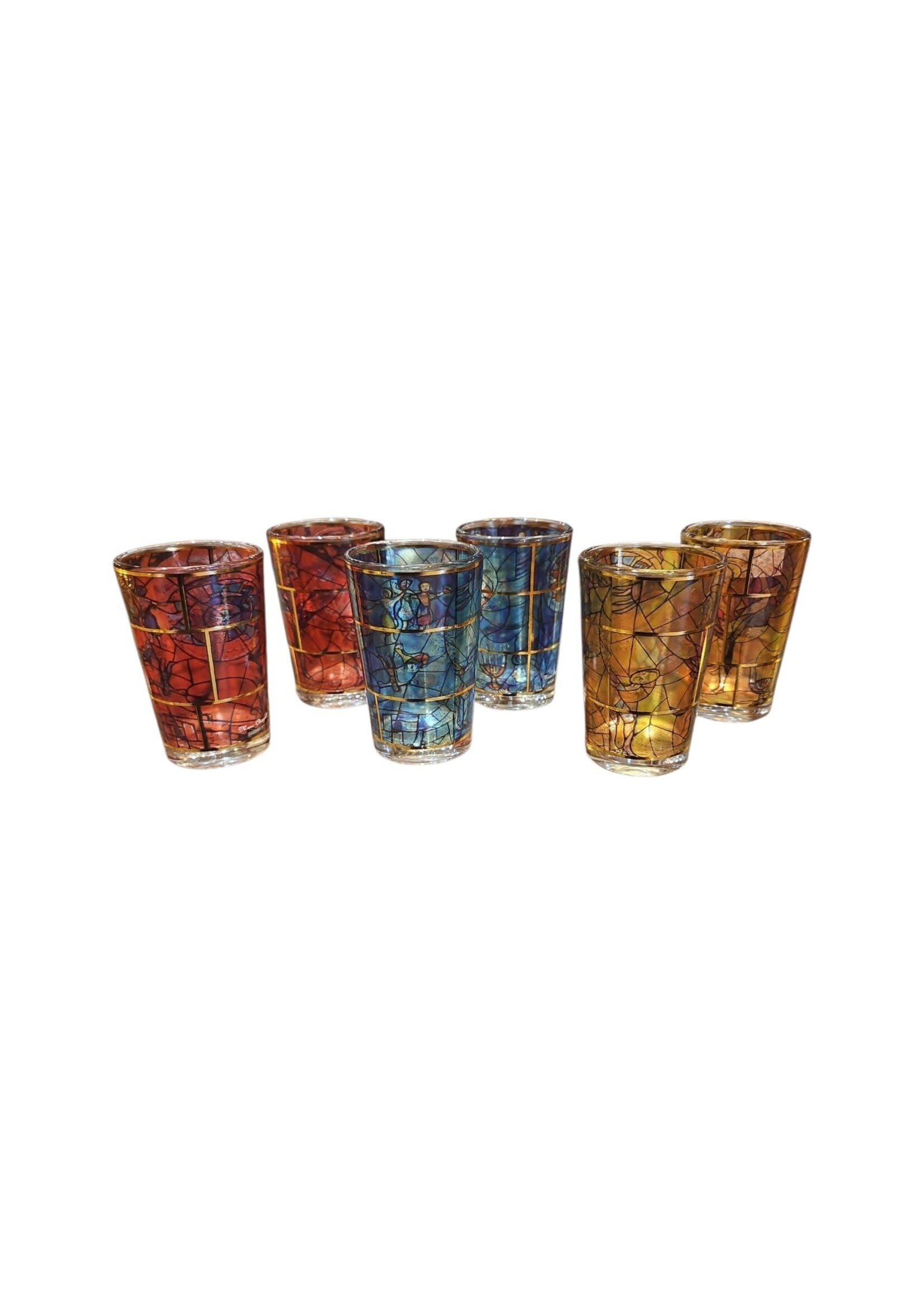 SHIOR CUP SET CHAGALL DESIGN - 6 PCS