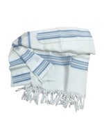 MMJ TALIS WOOL ASHKENAZ SKY BLUE & SILVER NON-SLIP THIN MEYUCHAD 55
