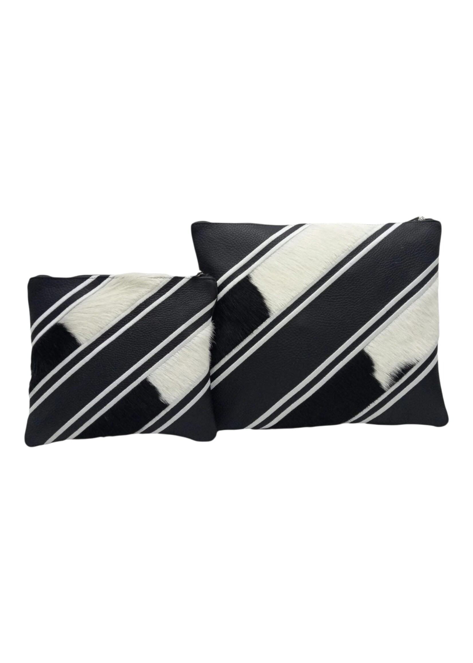 PREMIUM LEATHER & FUR TALLIS & TEFILLIN BAG SET