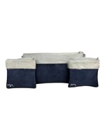 PREMIUM LEATHER & FUR BAR MITZVAH THREE TEFILLIN BAG SET